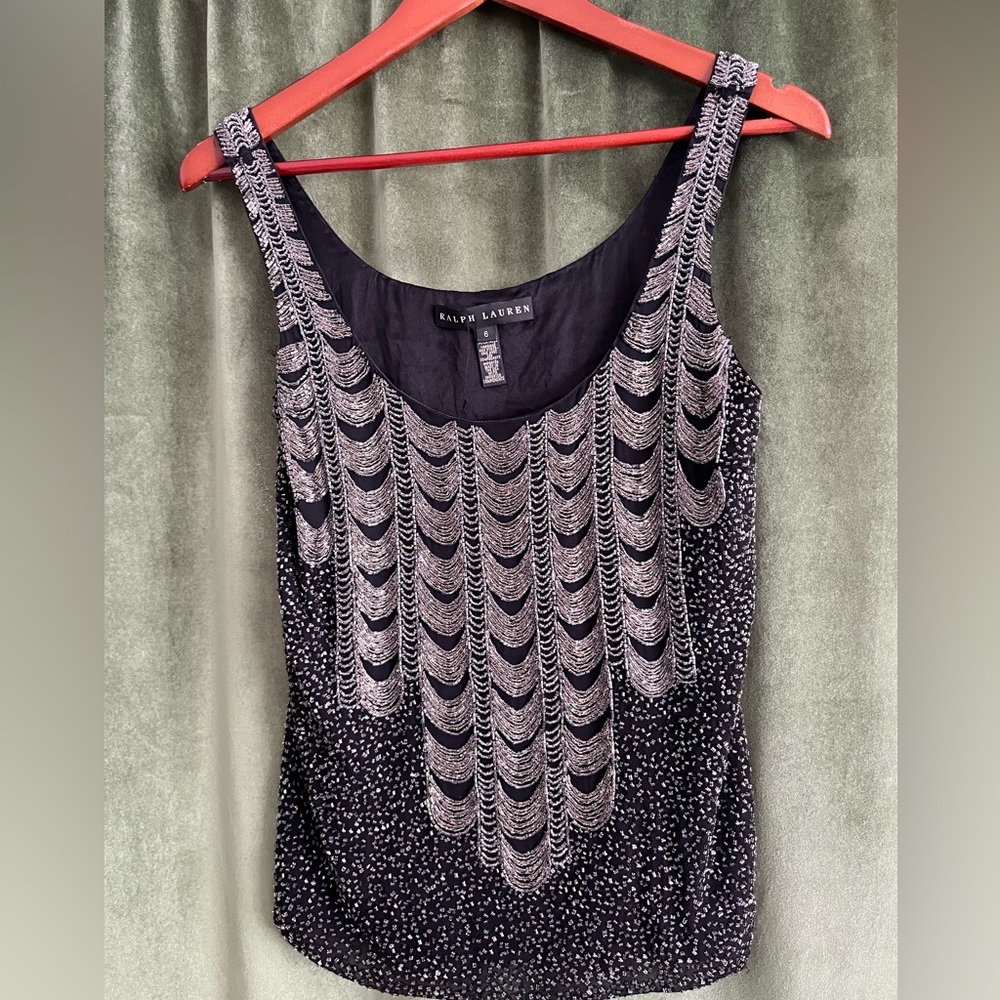 Ralph Lauren beaded shirt